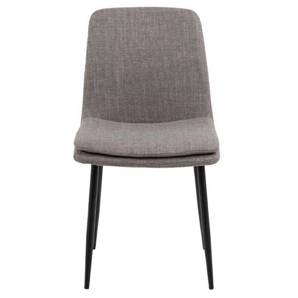 Krzesło Becca szare tkanina Basel 34FR - ACTONA